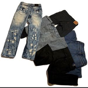 Bundle Children Boy Clothes, Jeans: Old Navy, Old Skool, Levi's 514, Sz 14